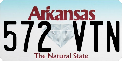 AR license plate 572VTN