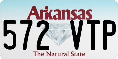 AR license plate 572VTP
