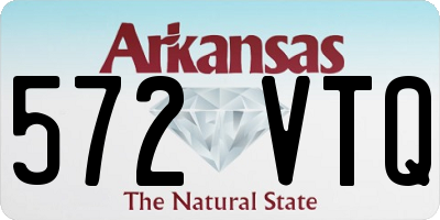 AR license plate 572VTQ