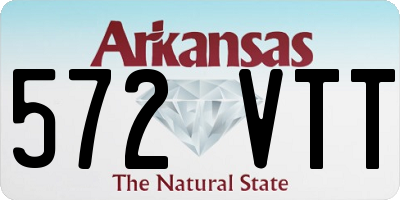 AR license plate 572VTT
