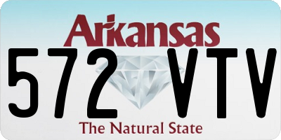 AR license plate 572VTV