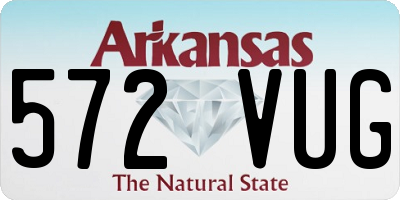 AR license plate 572VUG