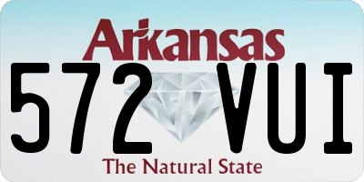 AR license plate 572VUI