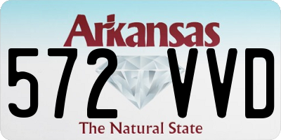 AR license plate 572VVD