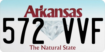 AR license plate 572VVF