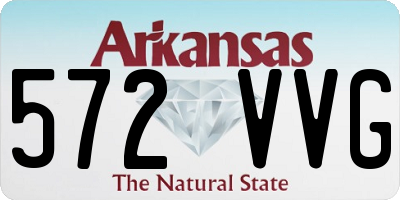 AR license plate 572VVG