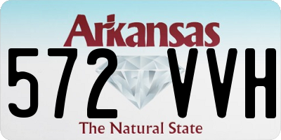 AR license plate 572VVH