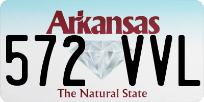 AR license plate 572VVL