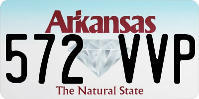 AR license plate 572VVP