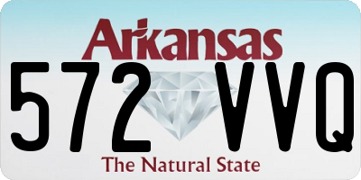 AR license plate 572VVQ