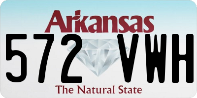 AR license plate 572VWH