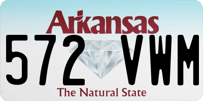 AR license plate 572VWM