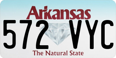 AR license plate 572VYC