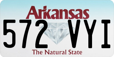 AR license plate 572VYI