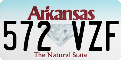 AR license plate 572VZF
