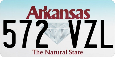 AR license plate 572VZL
