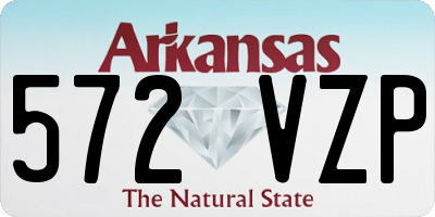 AR license plate 572VZP