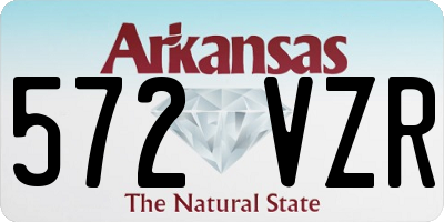 AR license plate 572VZR