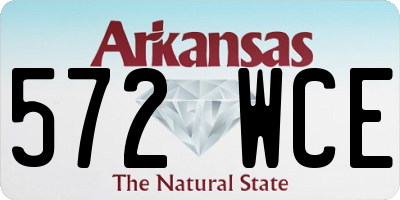 AR license plate 572WCE