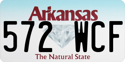 AR license plate 572WCF