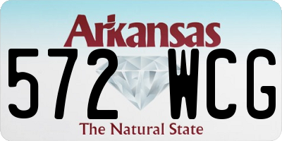 AR license plate 572WCG