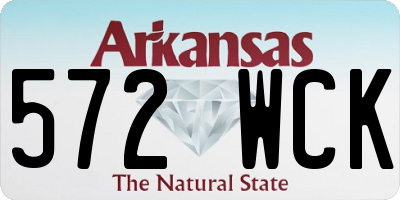 AR license plate 572WCK