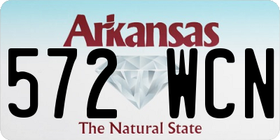 AR license plate 572WCN