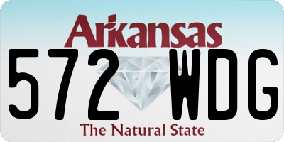 AR license plate 572WDG