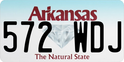 AR license plate 572WDJ