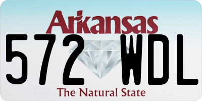 AR license plate 572WDL