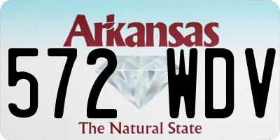 AR license plate 572WDV