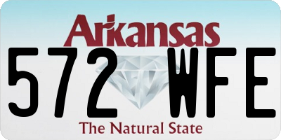 AR license plate 572WFE
