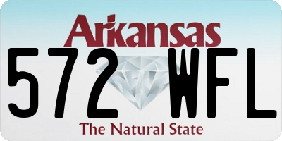 AR license plate 572WFL