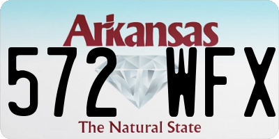 AR license plate 572WFX