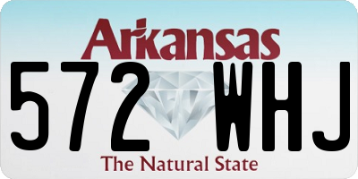 AR license plate 572WHJ