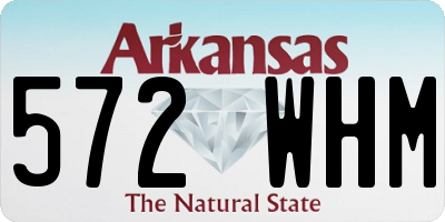 AR license plate 572WHM