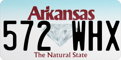 AR license plate 572WHX