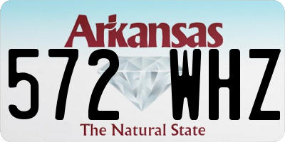 AR license plate 572WHZ