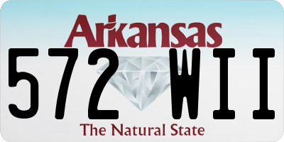 AR license plate 572WII