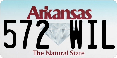 AR license plate 572WIL