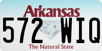 AR license plate 572WIQ