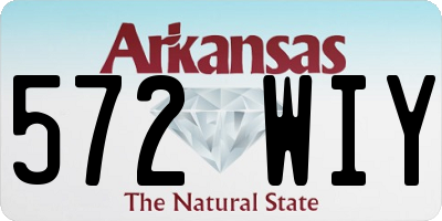 AR license plate 572WIY