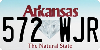 AR license plate 572WJR
