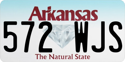 AR license plate 572WJS