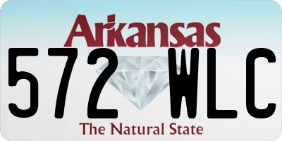 AR license plate 572WLC