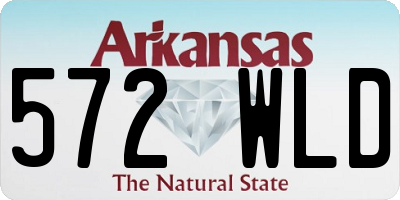 AR license plate 572WLD