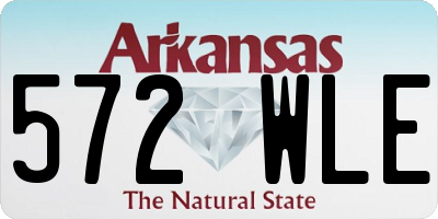 AR license plate 572WLE
