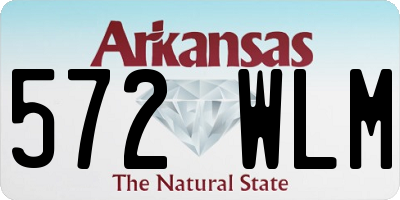 AR license plate 572WLM
