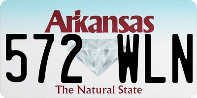 AR license plate 572WLN