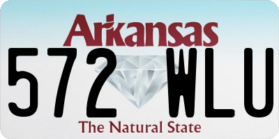 AR license plate 572WLU